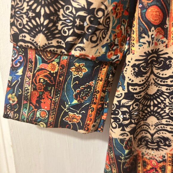 Fall paisley dress - Picture 4 of 5